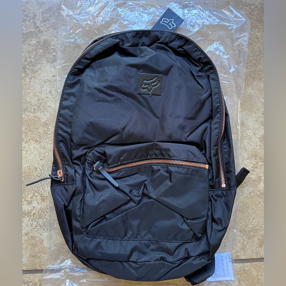 Fox Racing Women’s Backpack Black Rose Gold NWT